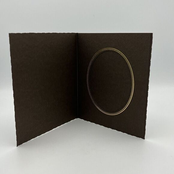 LARGE QUANTITY Tap LOOMIS Brown Cardboard 4x5 Oval Folders 5 Pounds Worth! - Picture 2 of 6